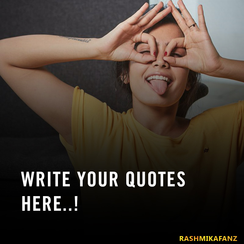 Rashmika Mandanna Quotes Creator